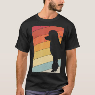 Poodle Retro Style T-Shirt