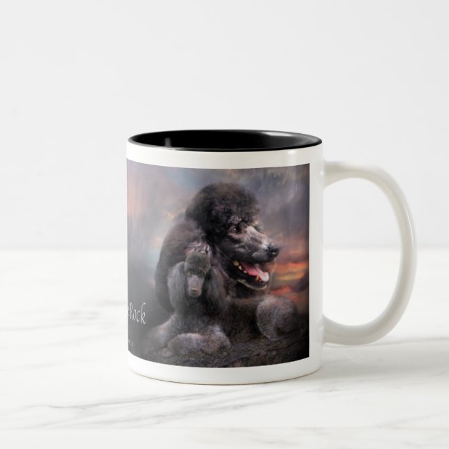 Poodle Rock Art Mug (Right)