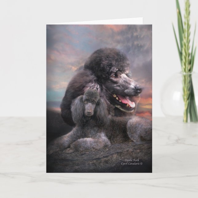 Poodle Rock ArtCard Card (Front)