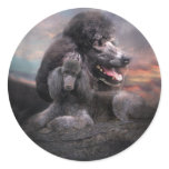 Poodle Rock Sticker