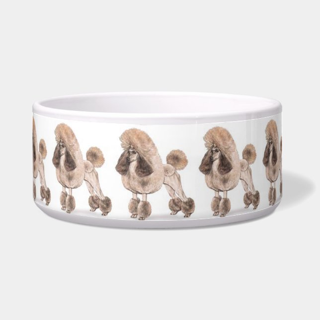 Poodle -- Show Coat Bowl (Front)