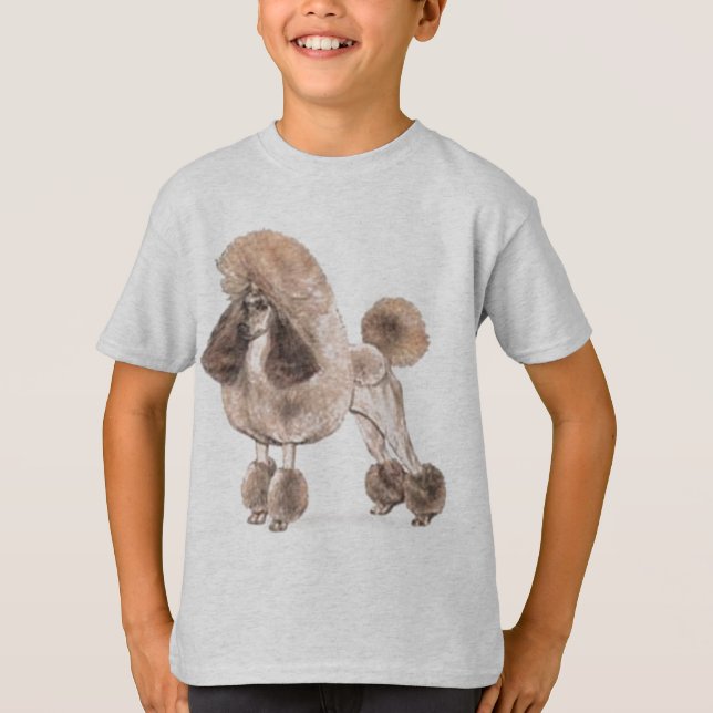 Poodle -- Show Coat T-Shirt (Front)