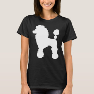 poodle silhouette dog breeds poodle outfit T-Shirt