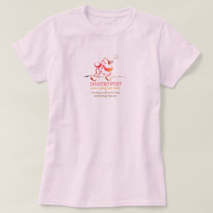 Poodle Silhouette Dogtrovert T-Shirt