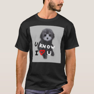 Poodle Silver T-Shirt