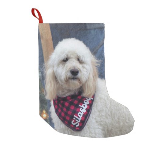 Poodle Small Christmas Stocking