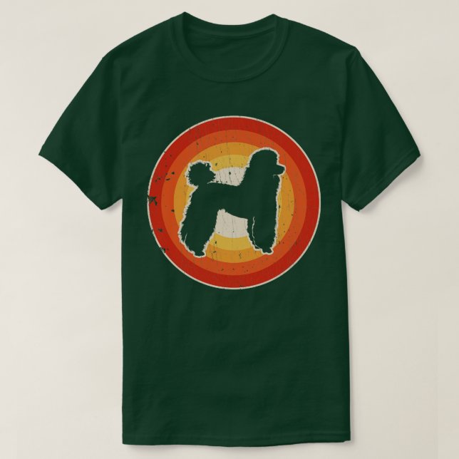 Poodle Sunset Retro for Men Women Boys Girls Kids  T-Shirt (Design Front)