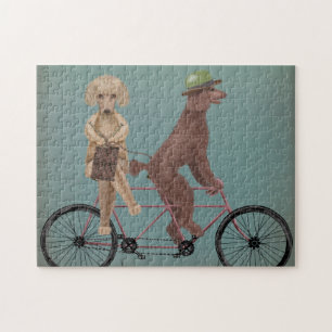 Poodle Tandem Jigsaw Puzzle