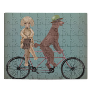 Poodle Tandem Jigsaw Puzzle