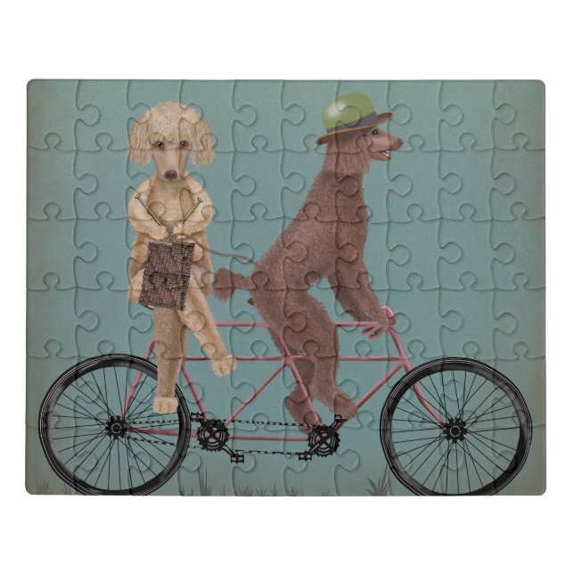 Poodle Tandem Jigsaw Puzzle (Puzzle Horizontal)