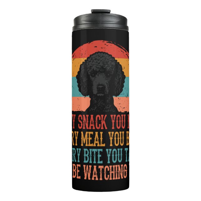 Poodle Thermal Tumbler (Front)
