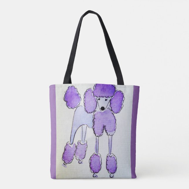 Poodle tote bag (Back)