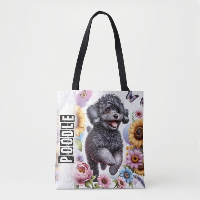 Poodle Tote Bag (Front)
