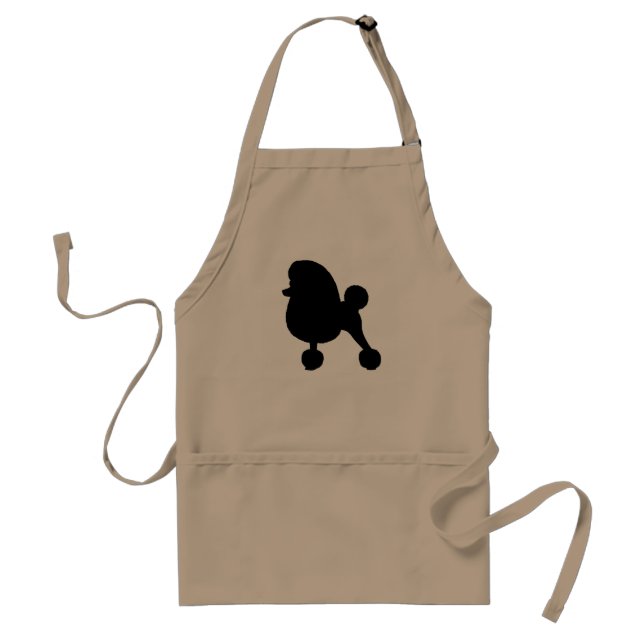Poodle (Toy, Fancy Cut) Adult Apron (Front)