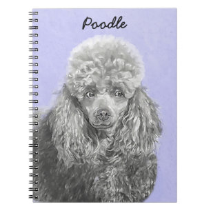 Poodle (Toy, Miniature) Painting Original Dog Art Notebook