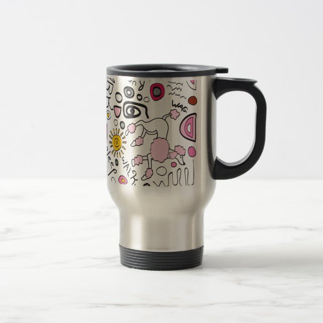 POODLE TRAVEL MUG (Right)