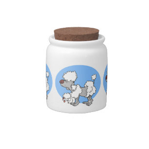 Poodle Treats Jar