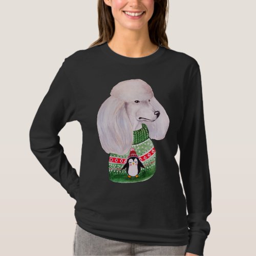 Poodle Ugly Christmas Sweater Poodle Lover Dog Own