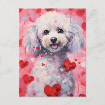 Poodle Valentines day