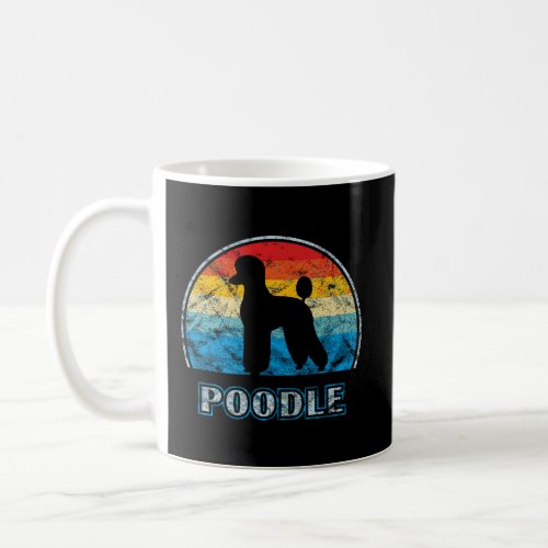 Poodle Vintage Design Dog Coffee Mug