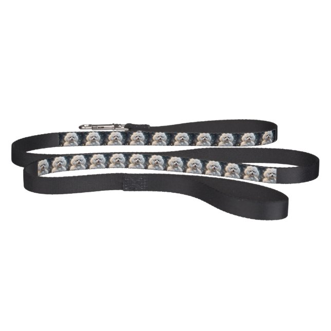 Poodle Wearing Diamonds Come On Now, Pet Leash (Full)