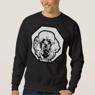 Poodle Wearing Glasses Smart Intellectual Dog Bree Sweatshirt
