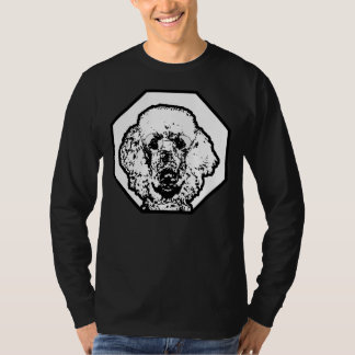 Poodle Wearing Glasses Smart Intellectual Dog Bree T-Shirt