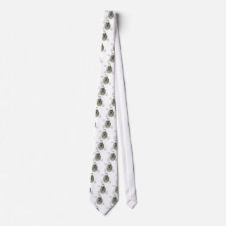 Poodle (wht) History Design Tie