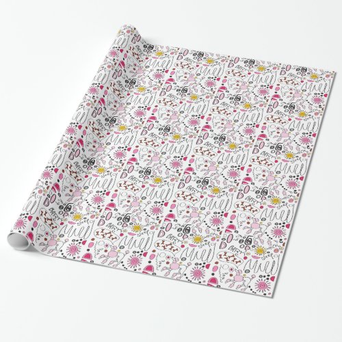 POODLE WRAPPING PAPER