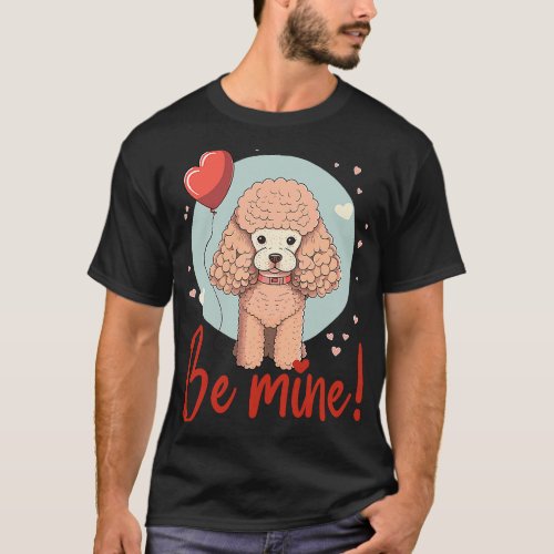 Poodledogs With Heartballoon  Doglove T-Shirt
