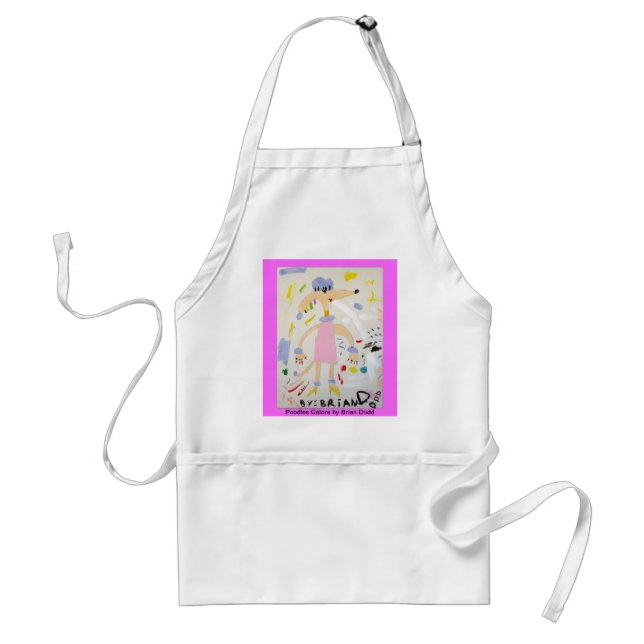 Poodles Galore Apron (Front)