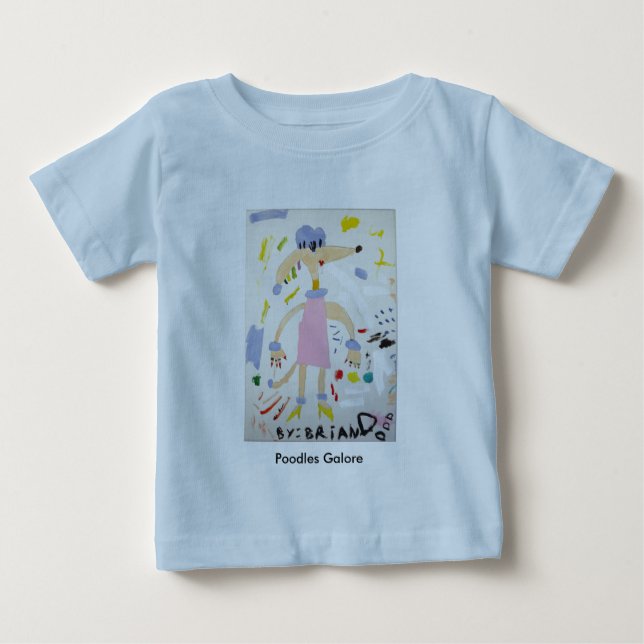 Poodles Galore Baby Baby T-Shirt (Front)