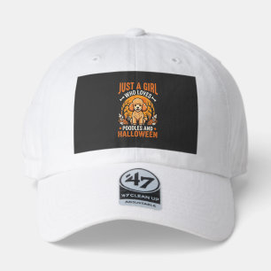 Poodles Halloween Girl Dog Lover Design_1 47 Brand Hat