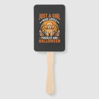Poodles Halloween Girl Dog Lover Design_1