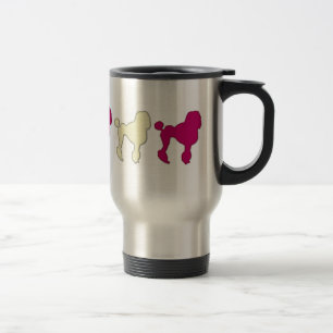 Poodles On Parade Travel Mug