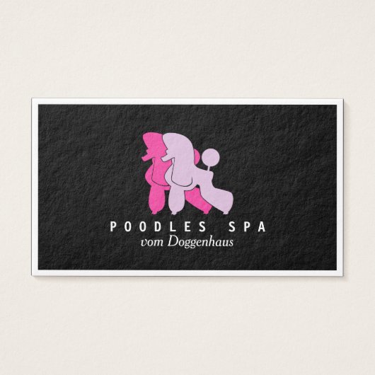 Poodles Spa Cards (Front)