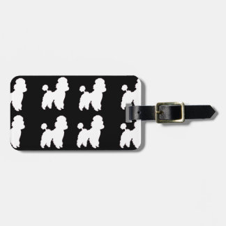 Poodles Travel Luggage Tag