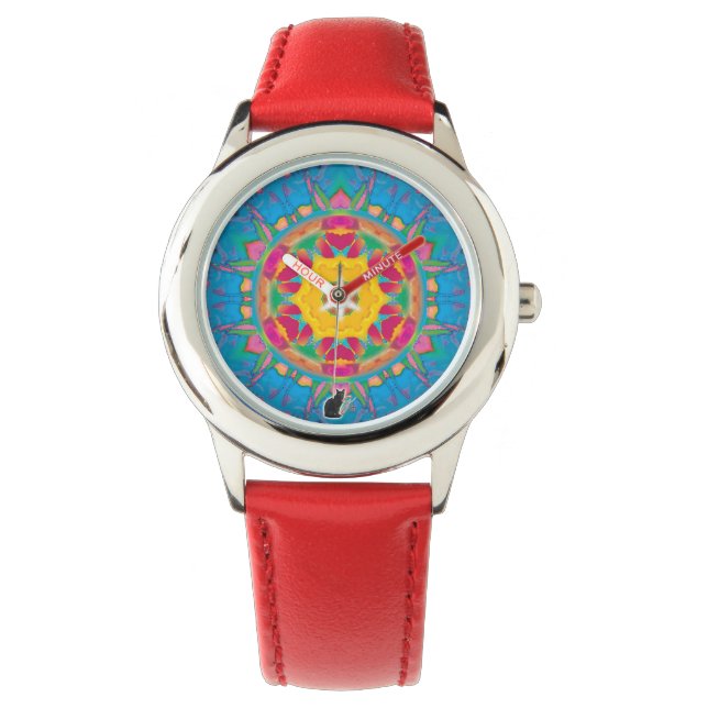 Poofball Kaleidoscope Watch (Front)