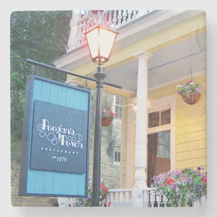 Poogan's Porch Restaurant Charleston, SC. Coaster | Zazzle.com