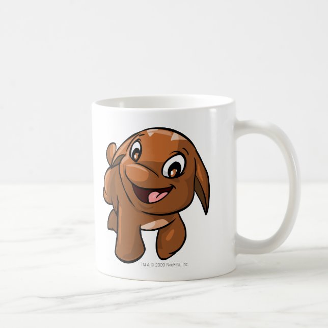 Poogle Brown Coffee Mug (Right)