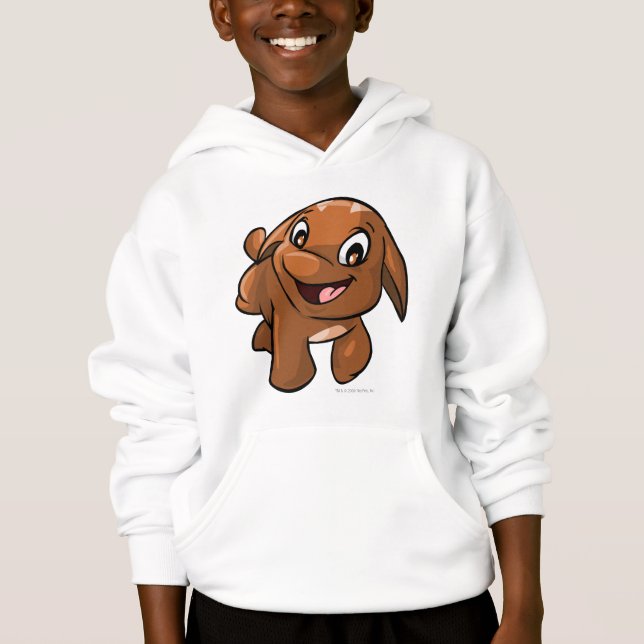 Poogle Brown Hoodie (Front)