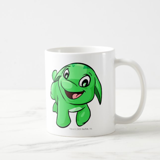 Poogle Green Coffee Mug (Right)