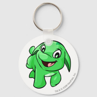 Poogle Green Keychain