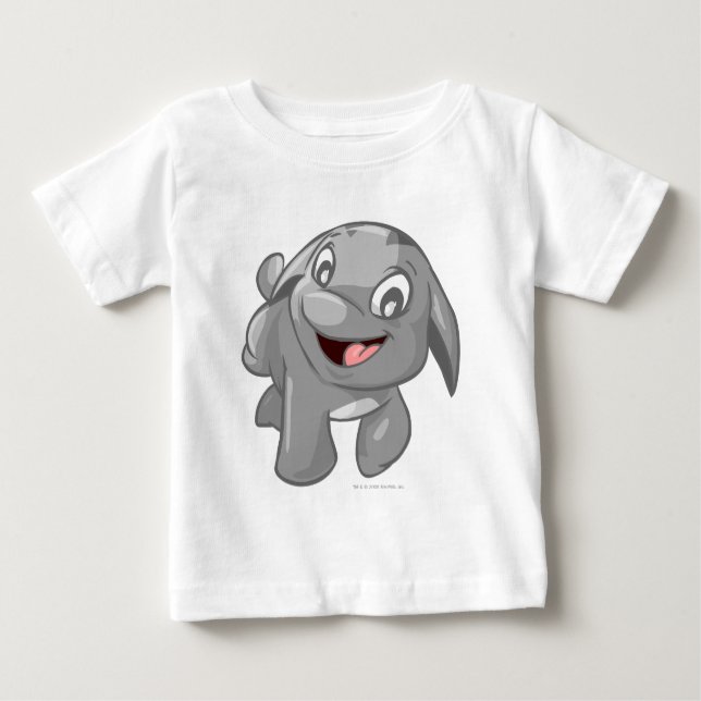 Poogle Silver Baby T-Shirt (Front)