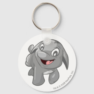 Poogle Silver Keychain