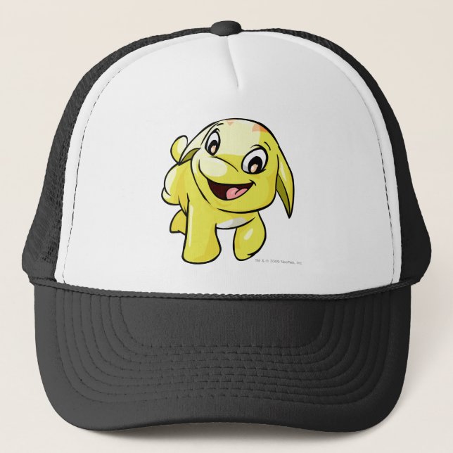Poogle Yellow Trucker Hat (Front)