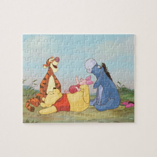 Pooh and Friends Watching the Sky Jigsaw Puzzle