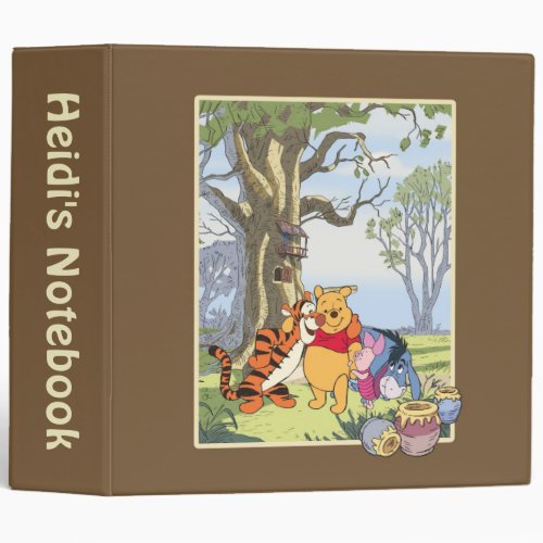 Pooh and Pals Binder