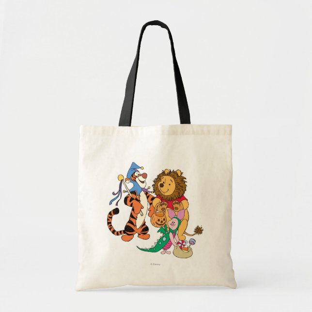Pooh and Pals Halloween Tote Bag (Front)