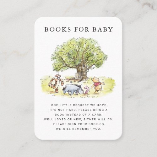 Pooh and Pals Watercolor Books for Baby Insert
